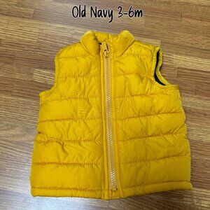 3-6m Old Navy Puffer Vest
